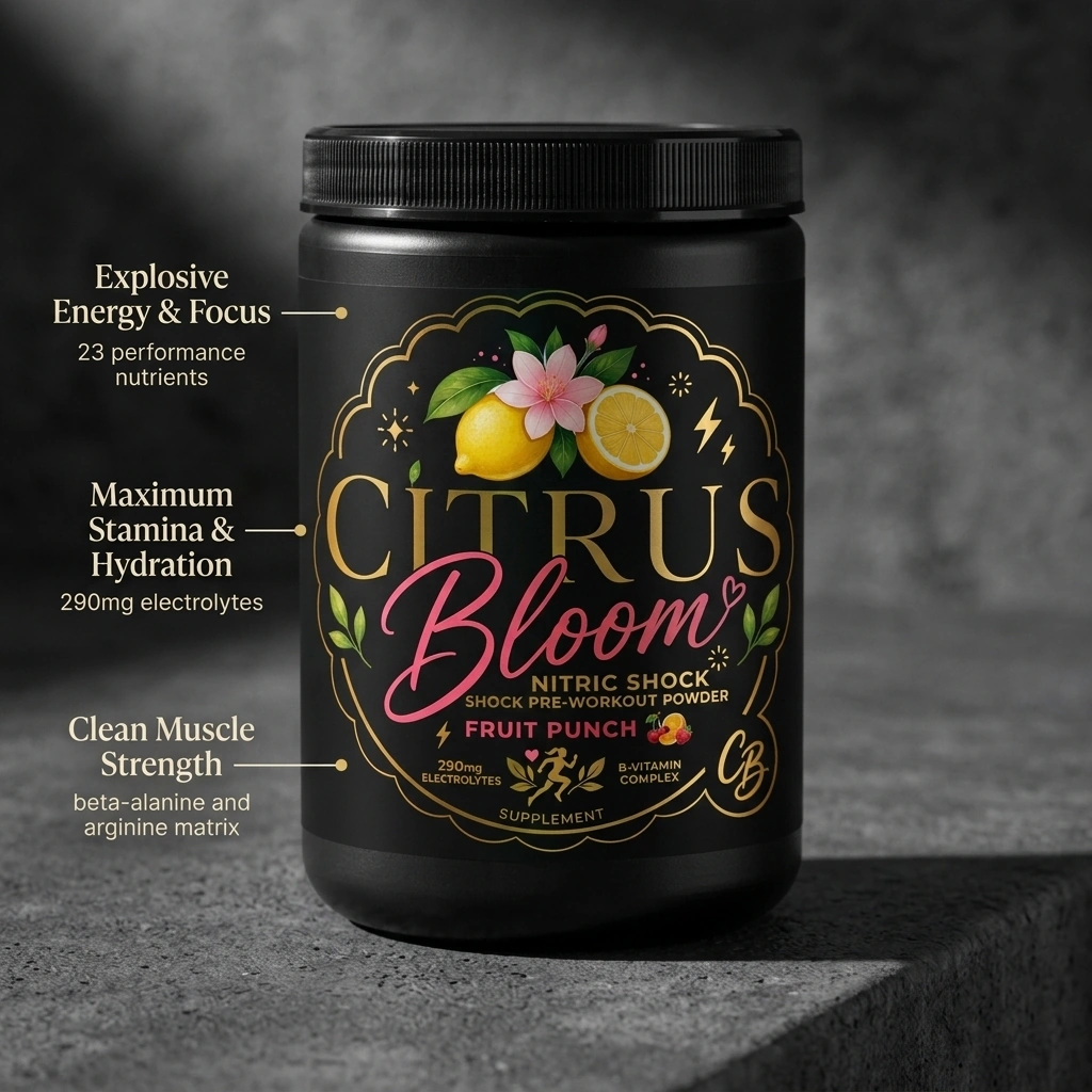 Nitric Shock benefits: energy, stamina, strength